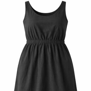 Universal Thread Maxi Dress XXL Black Sleeveless Tank Elastic Waist Summer